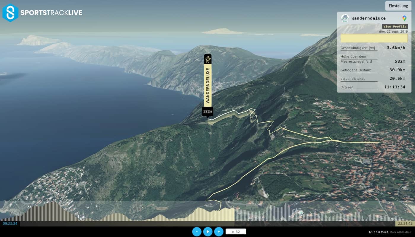 Amalfi 3D Sportstrack in diretta