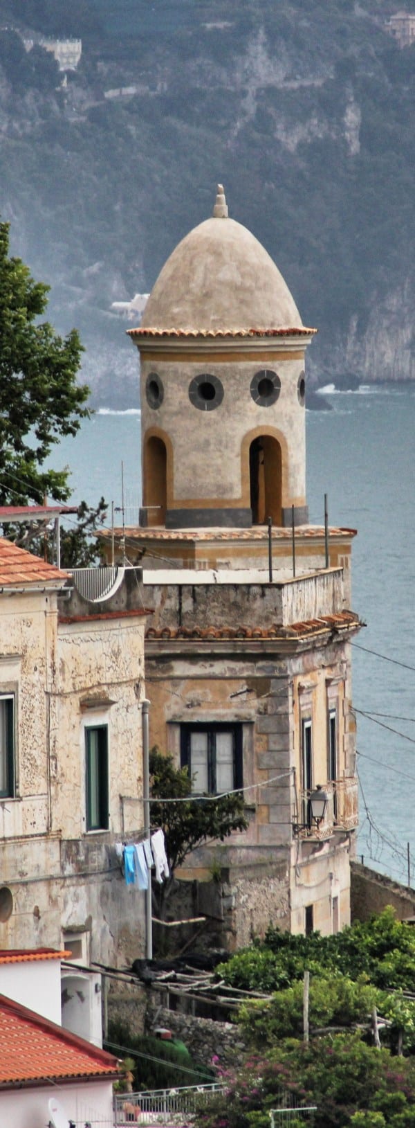 Amalfi Coast Hiking Picturesque turrets everywhere