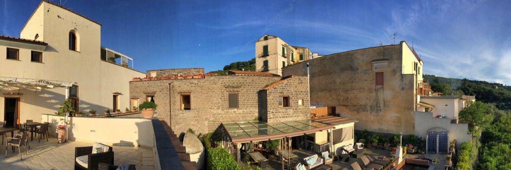 Casa Lubra Relax in Schiazzano mehrere Terrassen und toll in den Dorfkern integriert
