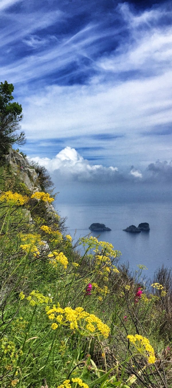 Randonnée sur la côte amalfitaine Tronçon 5 Les îles Li Galli