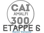 Pista de caminhada Amalfi CAI 300 Dowload stage 6 short 600px